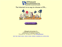 Tablet Screenshot of dipasquale.net